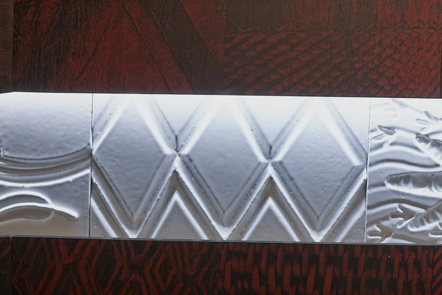 Panel in First Peoples exhibition